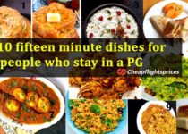 10 fifteen minute dishes for people who stay in a PG